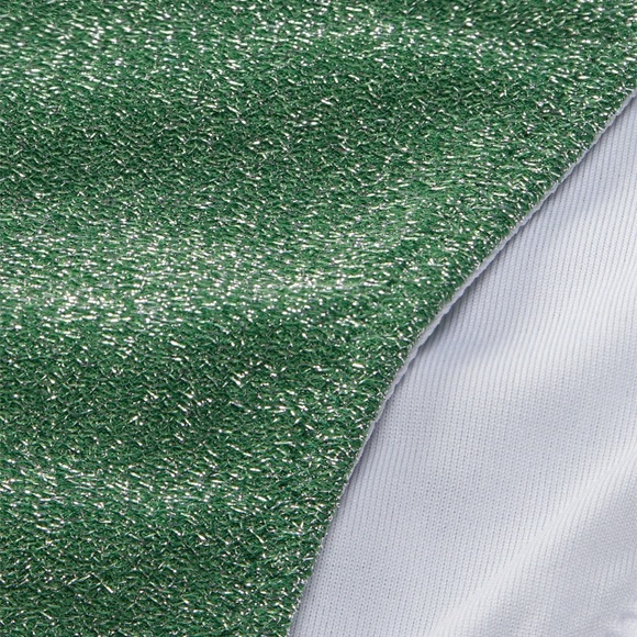 PINK Shimmer Brazilian Bikini Bottom. 💚👙 - Picture 2 of 5